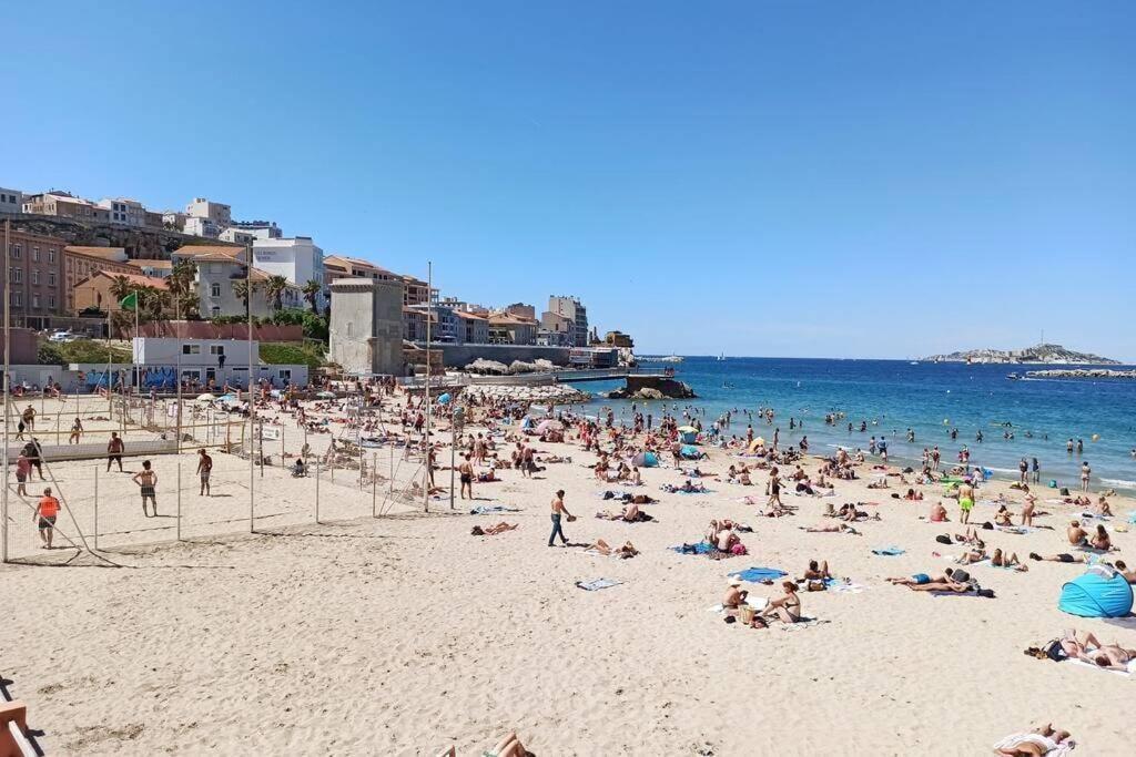 Catalans-Air-Conditioned, Balcony 2 Min Walk Catalans Beach Marseille Extérieur photo